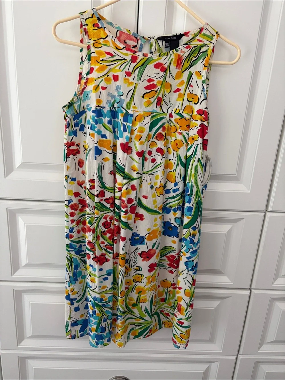 Zara Floral Mini Dress – Multicolor